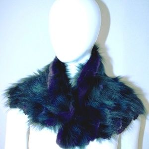 ELIE TAHARI FOX Finland FUR Collar ZENITH Purple